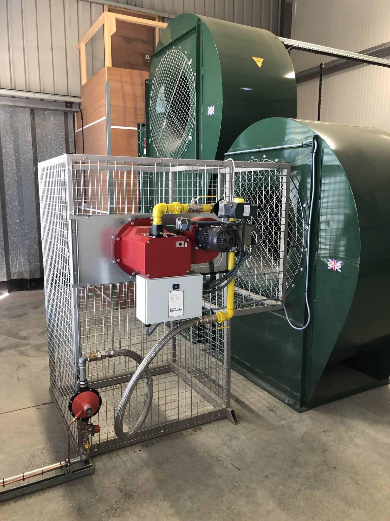 fans burners and controls FLR Crop Drying 17